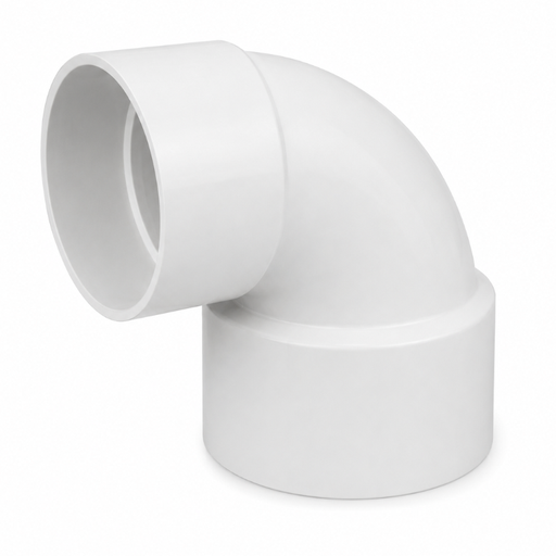 [15-0280] CODO PVC SCH-40 90° C/C SANIT 4" X 3"