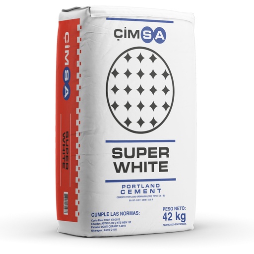[PT0947] CEMENTO BLANCO CIMSA 42KG - SACO