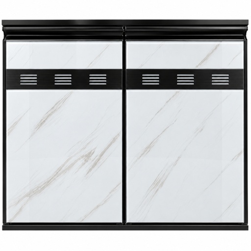 [41-3728] PUERTA ALUMINIO MILANO CARRARA A:80CM X L:70CM REF.6521 VENT