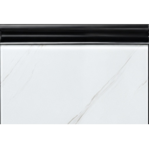 [41-3737] PUERTA ALUMINIO MILANO CARRARA A:40CM X L:17.5CM REF.6521