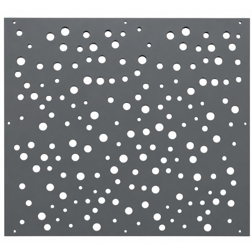 [11-1675] PANEL DECOR METAL PRECORTADO 60CM X 60CM X 1.5MM REF. PIXEL
