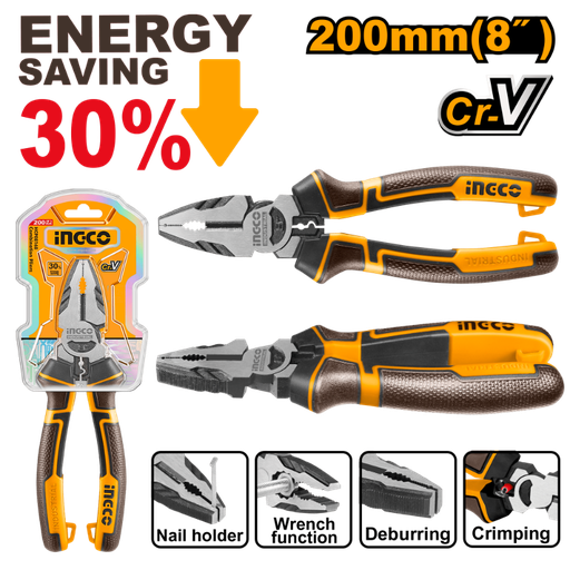 [HHCP28200] ALICATE COMBINACION DE ALTO APALANCAMIENTO 8"