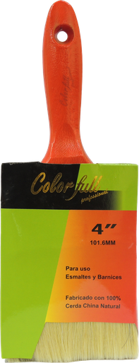 [8888333209930] BROCHA COLORFULL 4"