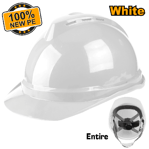 [HSH202] CASCO DE SEGURIDAD BLANCO VENTILADO