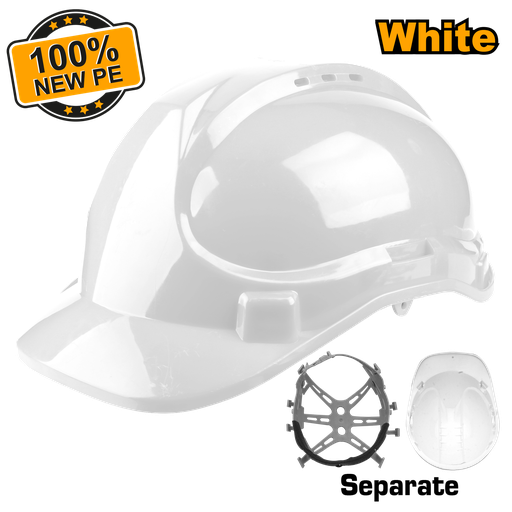 [HSH209] CASCO DE SEGURIDAD VENTILADO BLANCO