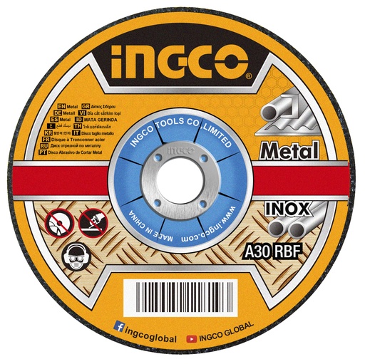 [MCD301151] DISCO DE CORTE METAL ABRASIVO 4-1/2" X 1/8" X  7/8"