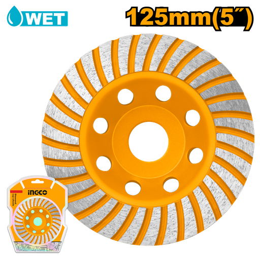 [CGW011251] DISCO DE DIAMANTE TURBO DESBASTE CONCRETO 125 MM