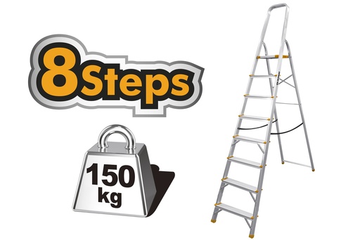 [HLAD06081] ESCALERA USO GENERAL 8 PIES 150KG