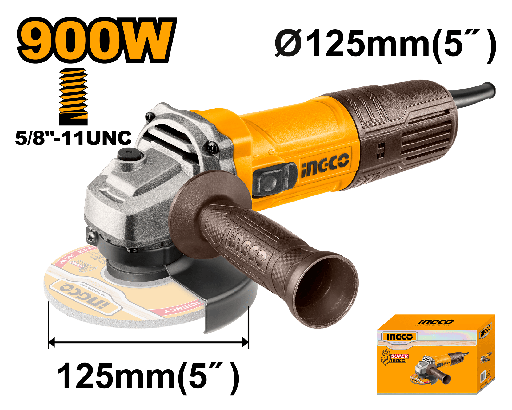 [UAG90028] ESMERILADORA ANGULAR 5" 900W