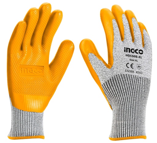 [HGCG08-XL] GUANTES ANTI CORTES XL INGCO