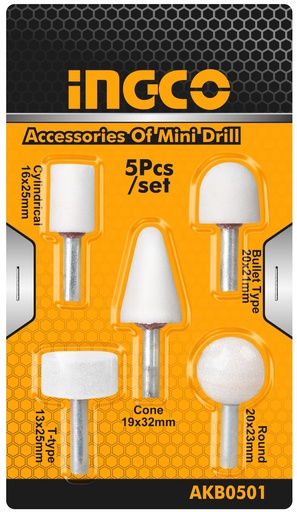 [AKB0501] JUEGO DE FRESA DESBASTE SET 5 PCS