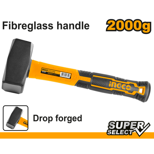 [HSTH8804] MARTILLO DE PERFORACION MANGO DE FIBRA 2 KG