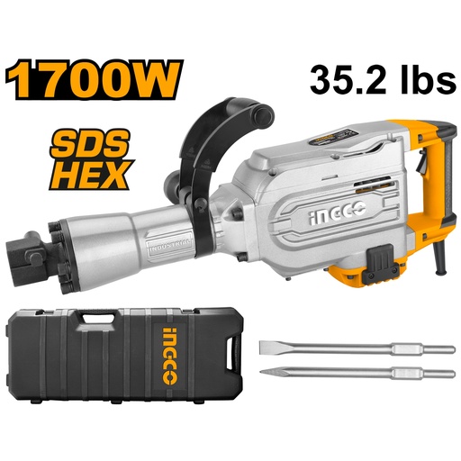 [UPDB17008] [AGOTADO] MARTILLO DEMOLICION 1700W 45J