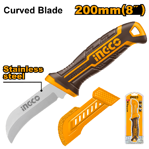 [HPK82001] NAVAJA CURVA 200MM ACERO INOX