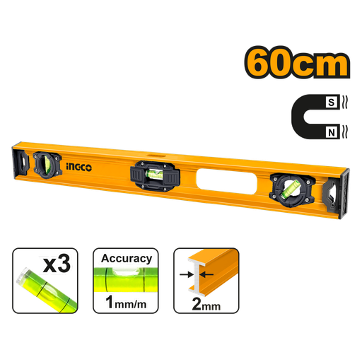 [HSL28060] NIVEL ALUMINIO 60CM