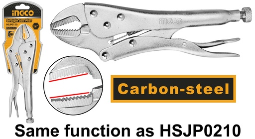 [HSJP0110] PINZA DE PRESION 10" PUNTA RECTA