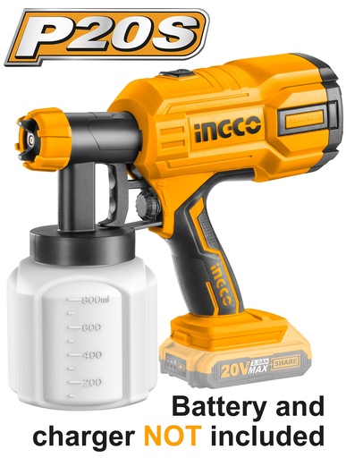 [CSGLI2001] PISTOLA PARA PINTAR LIT ION 20V 