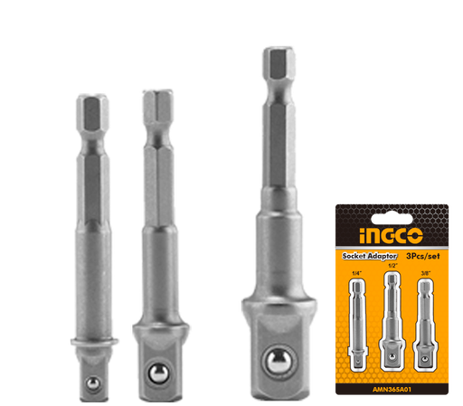 [AMN365A01] SOCKET ADAPTADOR 1/4" SET 3PCS
