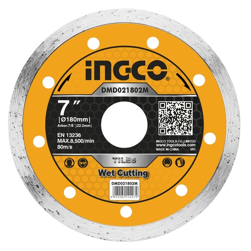 [DMD021802] [AGOTADO] DISCO DE DIAMANTE SECO 7" X 5MM