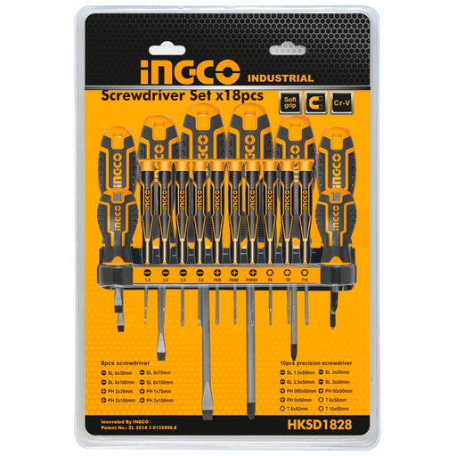 [HKSD1828] SET JUEGOS DESTORNILLADOR 18 PCS