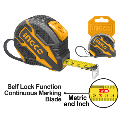 [HSMT08525] CINTA METRICA METAL 5M X 25MM