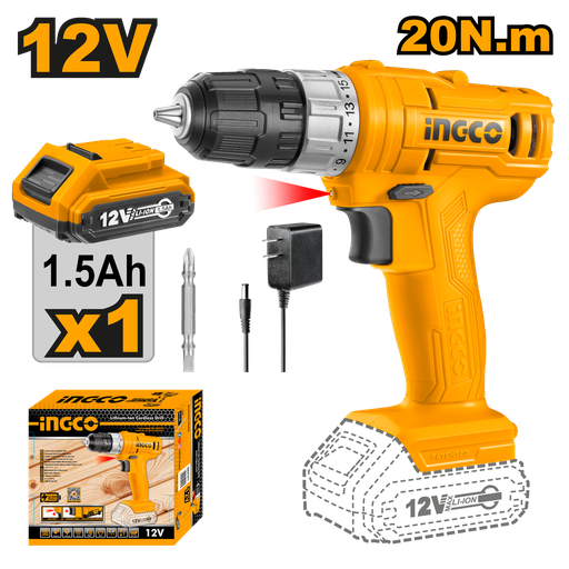 [UCDLI1211] TALADRO 12V 3/8