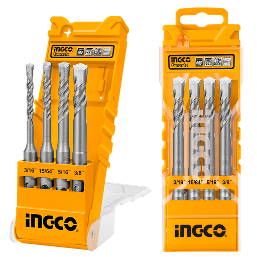 [UAKD2048] SET BROCA SDS PLUS CONCRETO 4PCS