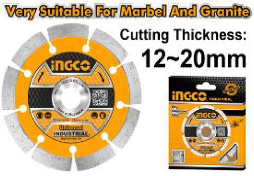 [DMD011151] DISCO DE DIAMANTE SEGMENTADO 4-1/2" X 22.2MM