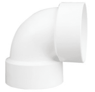 [22-0043] CODO PVC SCH-21 90° C/C SANIT CORTO 3"