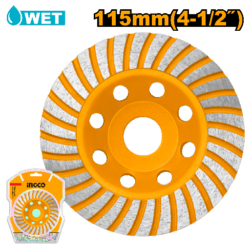 [CGW011151] DISCO DE DIAMANTE 4-1/2" TURBO