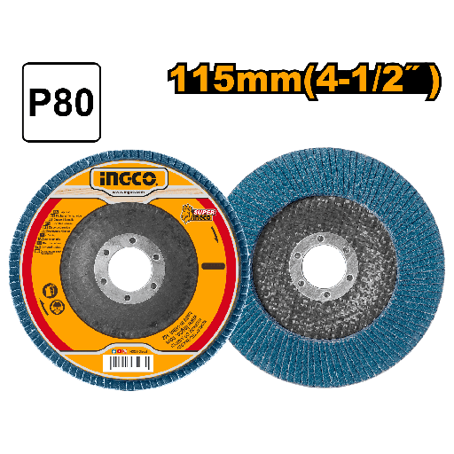 [FDZ1153] DISCO MIL HOJAS ZIRCONIO 4-1/2" X 7/8" P80